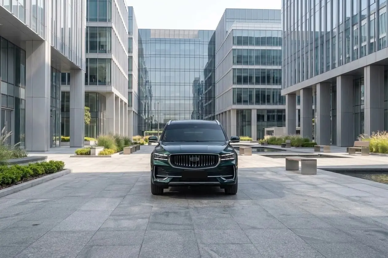 Geely Monjaro 2026 вид спереди