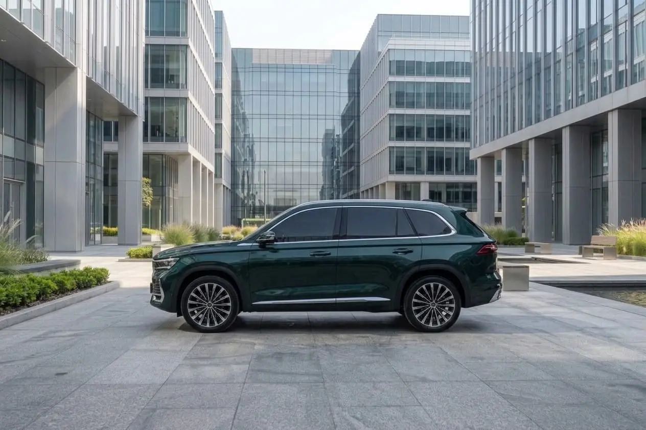 Geely Monjaro 2026 вид сбоку