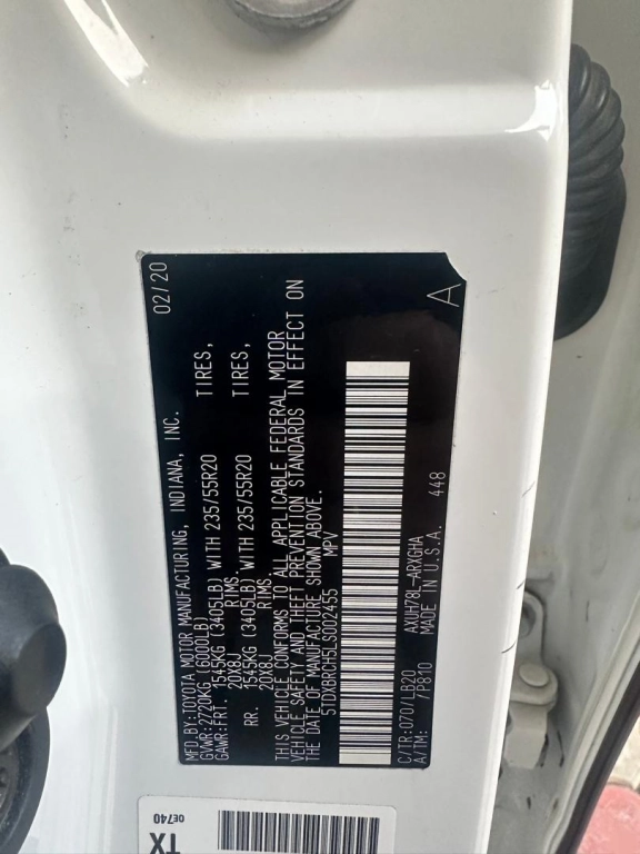 Toyota Highlander, 2020, 2.5