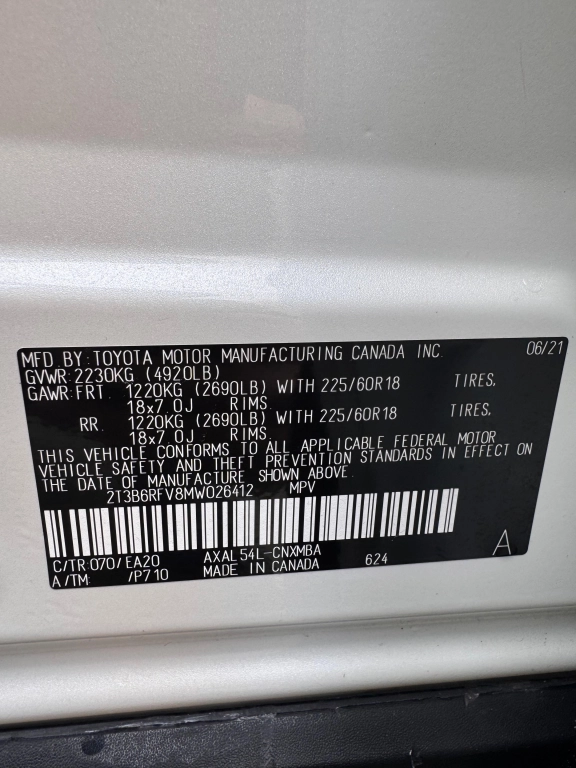 Toyota RAV4, 2021, 2.5